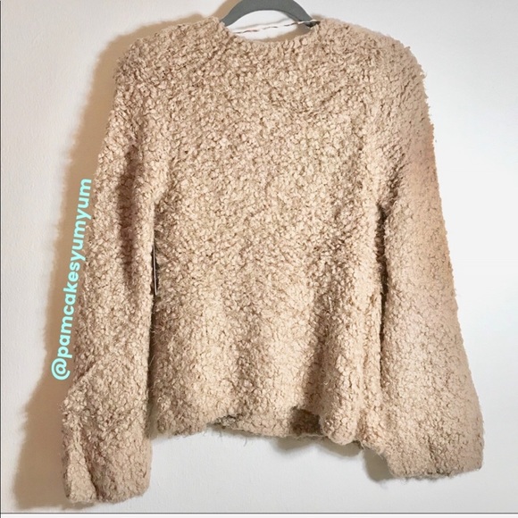 free people • marshmallow surplice wrap sweater - Picture 5 of 5